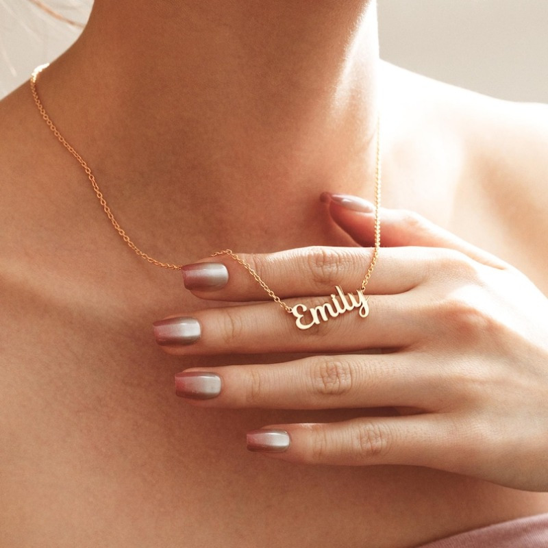 Personalized 18K Golden Plated Name Necklace